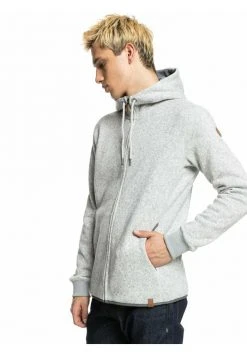Quiksilver KELLER - Sweat à Capuche Zippé - Light Grey Heather 9 Quiksilver KELLER - Sweat à Capuche Zippé - Light Grey Heather -Quiksilver Soldes 19fc3128b7bc4f71bbeaa5f86697138f