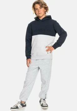 Quiksilver EMBOSS HOOD YOUTH - Sweat à Capuche - Navy Blazer