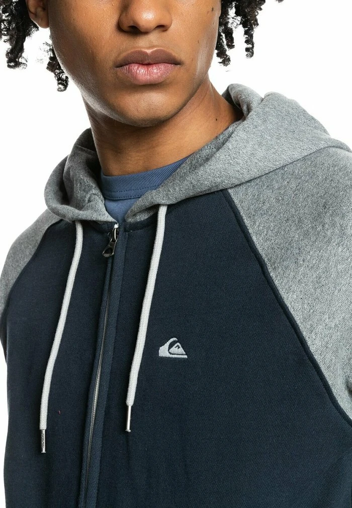Quiksilver ESSENTIALS ZIP RAGLAN - Sweat à Capuche Zippé - Navy Blazer 7 Quiksilver ESSENTIALS ZIP RAGLAN - Sweat à Capuche Zippé - Navy Blazer – Image 5