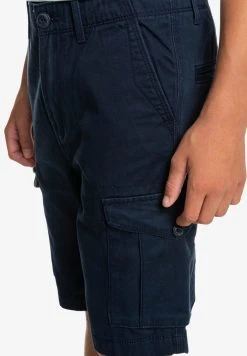 Quiksilver CRUCIAL BATTLE YOUTH - Pantalon Cargo - Navy Blazer -Quiksilver Soldes 1c36aa6a98db455aa7675839d1a3fe25