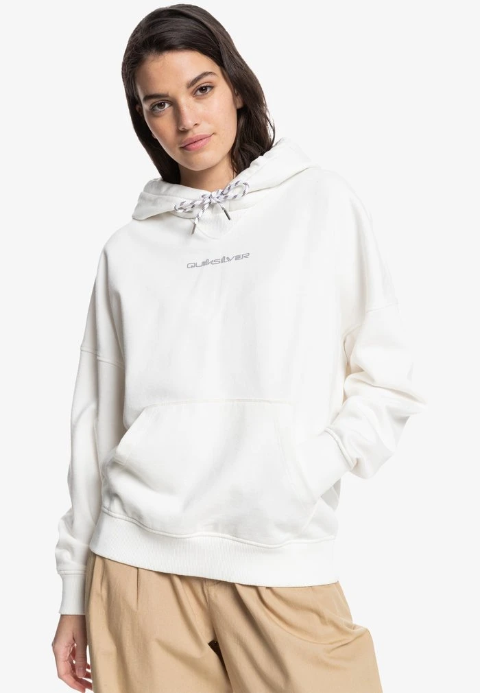 FRAU - Sweat à capuche - white Quiksilver FRAU - Sweat à Capuche - White -Quiksilver Soldes 1c625293b04a4f4ba61f0ad3f2698300