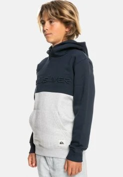 Quiksilver EMBOSS HOOD YOUTH - Sweat à Capuche - Navy Blazer -Quiksilver Soldes 1ce57ac5f1494f3a872a6a1dd0a35088