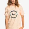 Quiksilver UP RISE - T-shirt Imprimé - Almond Cream -Quiksilver Soldes 1d43ebe5fa0e462caf08561d2bf3ec89