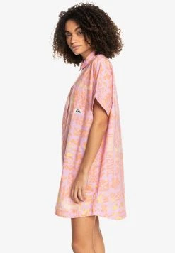 Quiksilver Robe Chemise - Tropical Trip Orchid Flower -Quiksilver Soldes 1d47720b229b4dfb9d5792606a8b7bf7