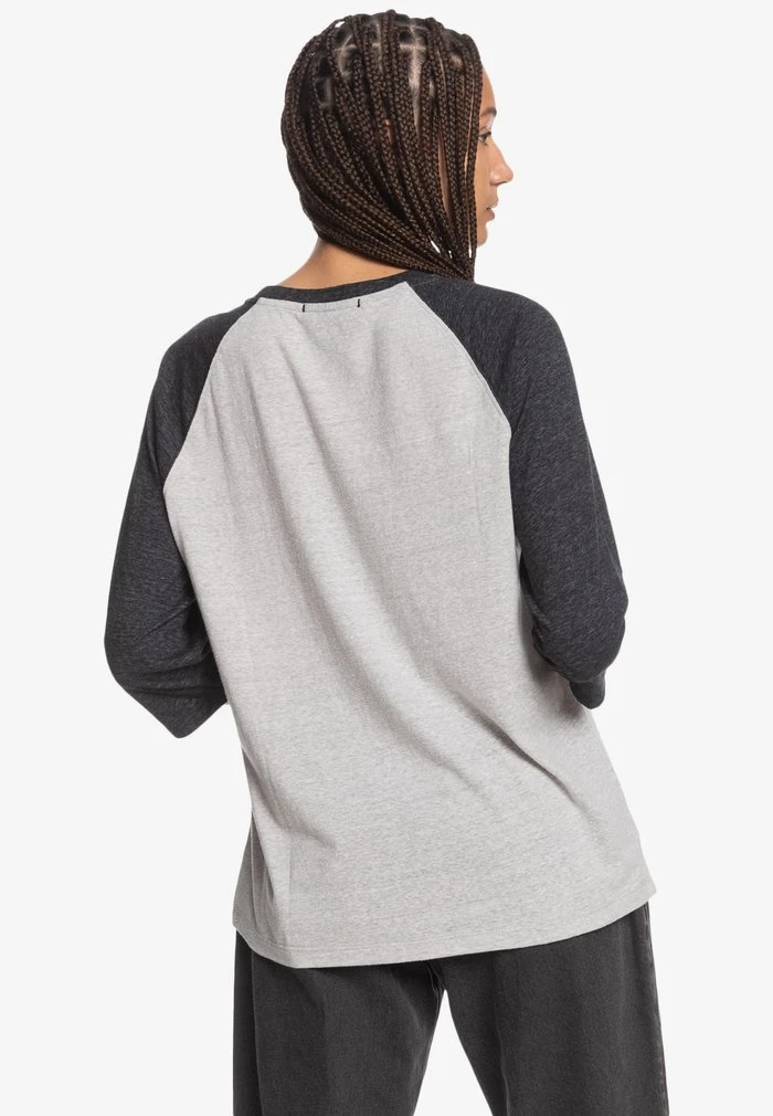 Quiksilver T-shirt à Manches Longues - Light Grey Heather 5 Quiksilver T-shirt à Manches Longues - Light Grey Heather – Image 3