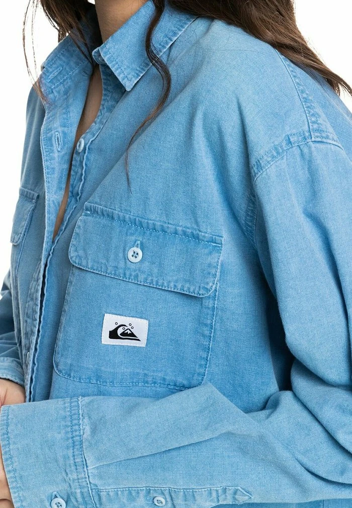 Quiksilver Chemisier - Chambray Blue 7 Quiksilver Chemisier - Chambray Blue – Image 5
