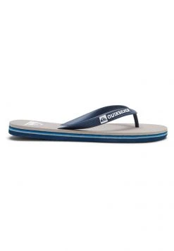 Quiksilver MOLOKAI - Tongs - Grey -Quiksilver Soldes 1ef627788e6445e8b5ac1c4bcef858f3