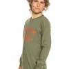 Quiksilver T-shirt à Manches Longues - Green