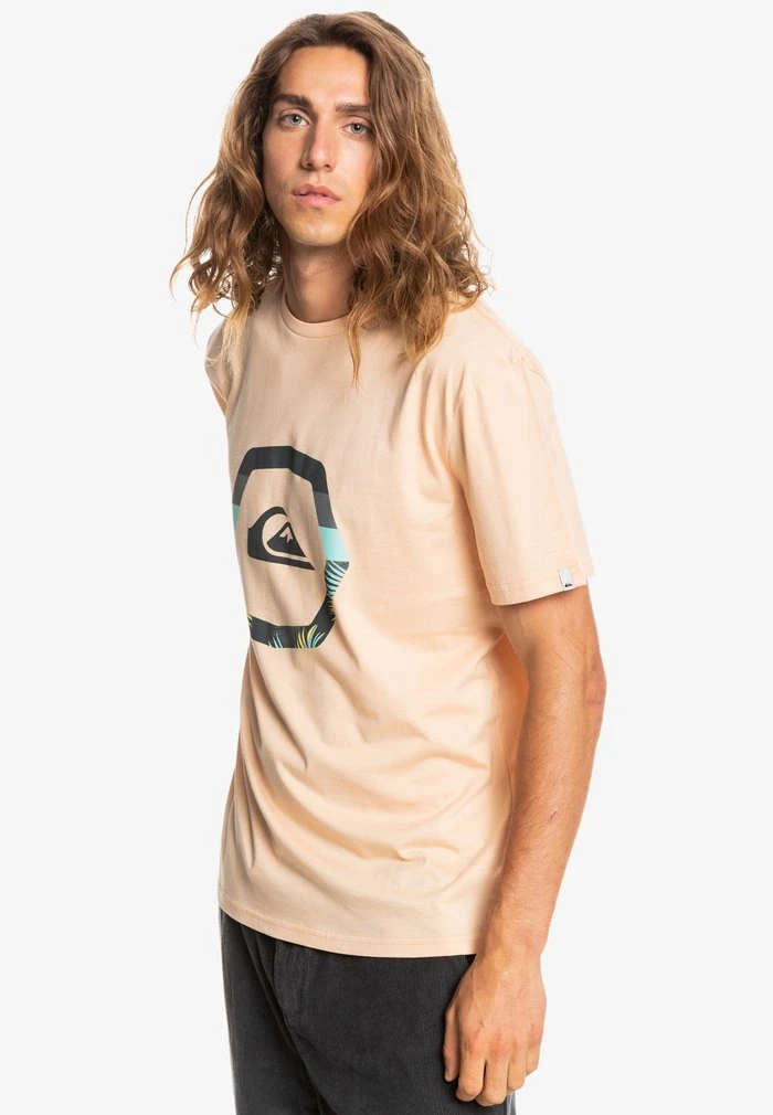 Quiksilver UP RISE - T-shirt Imprimé - Almond Cream 6 Quiksilver UP RISE - T-shirt Imprimé - Almond Cream – Image 4