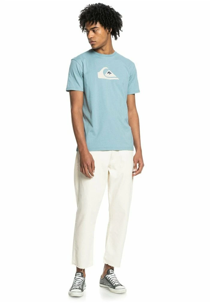 COMP LOGO SS - T-shirt imprimé - citadel blue Quiksilver COMP LOGO SS - T-shirt Imprimé - Citadel Blue -Quiksilver Soldes 20227989f7de42de8f94149698905446