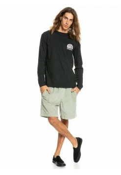 Quiksilver T-shirt à Manches Longues - Black