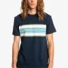 Quiksilver TRANSAT PLACEMENT - T-shirt Imprimé - Dark Blue -Quiksilver Soldes 21758cbbddfd4b6290e04f0c4916d5c8
