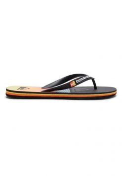 Quiksilver MOLOKAI PANEL - Tongs - Black -Quiksilver Soldes 2186dedb148549c88c3c4e92b742d1ef