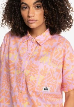 Quiksilver Robe Chemise - Tropical Trip Orchid Flower -Quiksilver Soldes 2244ecdceacf4995a9885b49f2dbca0e