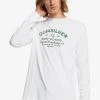 Quiksilver CLOSED TION - T-shirt à Manches Longues - White -Quiksilver Soldes 2270890c361a4898871373bcef1e7260