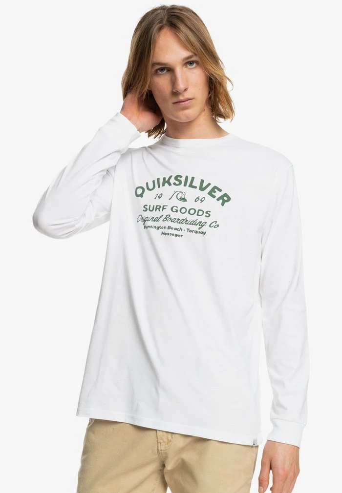 Quiksilver CLOSED TION - T-shirt à Manches Longues - White 3 Quiksilver CLOSED TION - T-shirt à Manches Longues - White