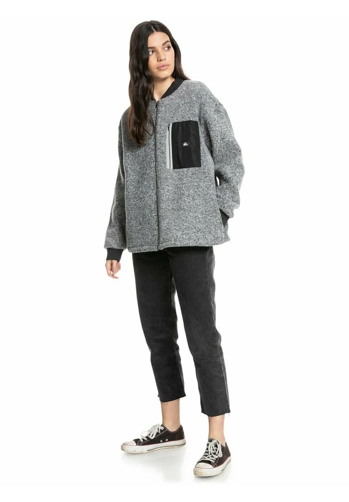 SURFER SHELTER - Veste polaire - dark grey heather Quiksilver SURFER SHELTER - Veste Polaire - Dark Grey Heather -Quiksilver Soldes 228e742cb2e0465794f06ee1261bdad0