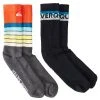Quiksilver 2 PACK - Chaussettes - Charcoal Heather -Quiksilver Soldes 22db1e274a814ebe85e046eae0bdc186