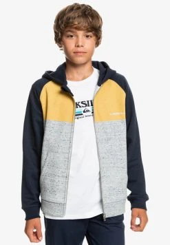Quiksilver EASY DAY - Sweat à Capuche Zippé - Rattan