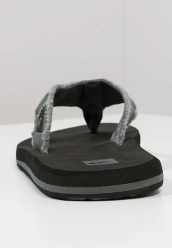 Quiksilver MONKEY ABYSS - Tongs - Grey/black/brown -Quiksilver Soldes 23399bd5db28451c96e92af140a21233