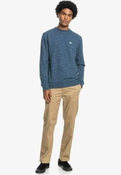 Quiksilver Sweatshirt - Insignia Blue Spacedye -Quiksilver Soldes 23fca687b0064193b1b62c6d991484ce