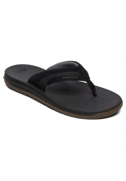 Quiksilver Tongs - Black/black/brown -Quiksilver Soldes 241f55e1954a4b45b68b11344c62e1de