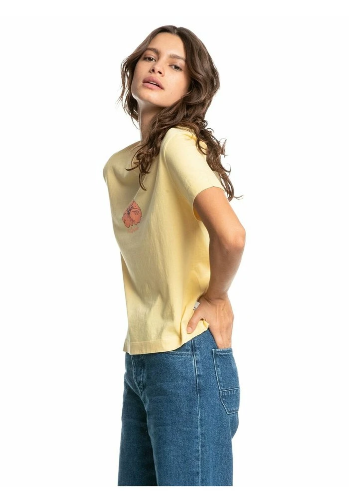 Quiksilver MANCHES COURTES - T-shirt Imprimé - Yellow 6 Quiksilver MANCHES COURTES - T-shirt Imprimé - Yellow – Image 4