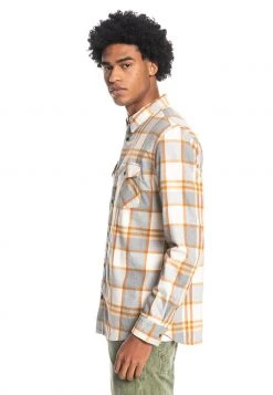 Quiksilver Chemise - Antique White Drayman Stretch -Quiksilver Soldes 27089eef6b804b9bba64357b5c3ceb1b
