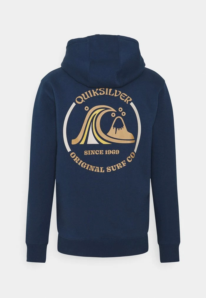 Quiksilver MIRROR LOGO - Sweat à Capuche - Insignia Blue 4 Quiksilver MIRROR LOGO - Sweat à Capuche - Insignia Blue – Image 2