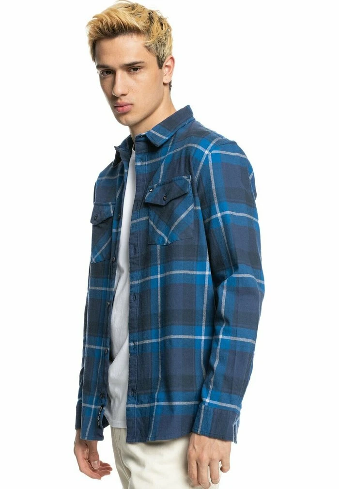 DRAYMEN - Chemise - blue indigo draymen Quiksilver DRAYMEN - Chemise - Blue Indigo Draymen -Quiksilver Soldes 2979f1cfebe14722bfcbb3f88e65ddac