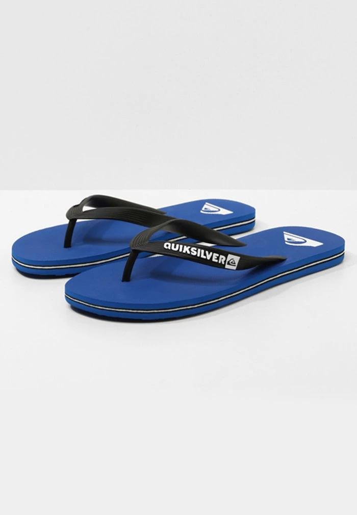 MOLOKAI - Tongs - black/blue Quiksilver MOLOKAI - Tongs - Black/blue -Quiksilver Soldes 2a5e44347de74eabb486346e7a27c533
