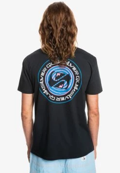 Quiksilver CIRCLE GAME - T-shirt Imprimé - Black 4 Quiksilver CIRCLE GAME - T-shirt Imprimé - Black -Quiksilver Soldes 2b76dbebe40f4a57b1024008c1f73be8