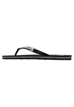 Quiksilver MOLOKAI - Tongs - Black/white