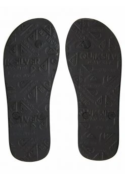 Quiksilver MOLOKAI - Tongs - Black/green/blue -Quiksilver Soldes 2cced86e689344399b652ea3e7dca120