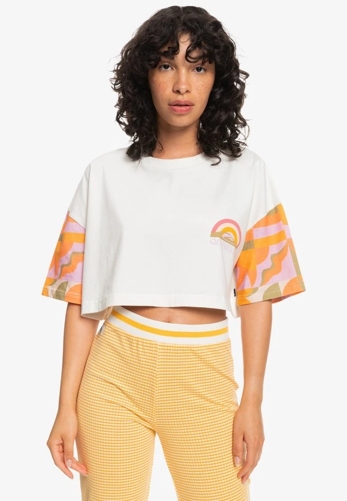 Quiksilver T-shirt Imprimé - White 3 Quiksilver T-shirt Imprimé - White