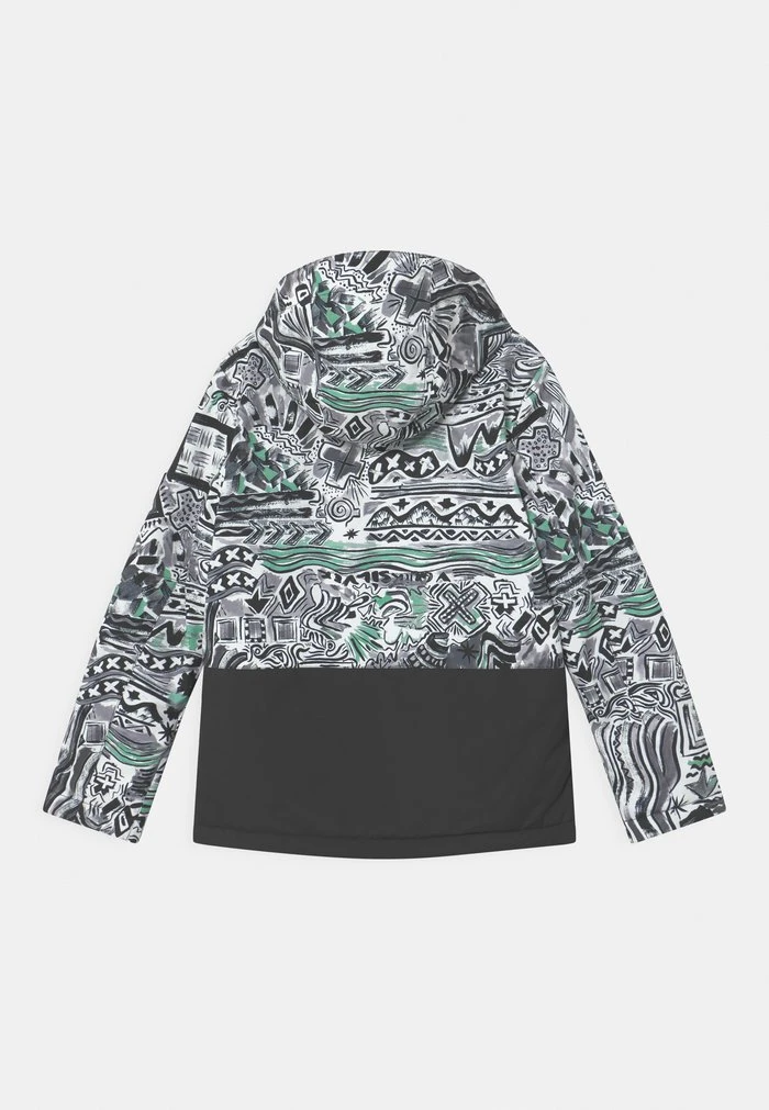 MISSION PRINTED BLOCK YOUTH UNISEX - Veste de snowboard - black/white Quiksilver MISSION PRINTED BLOCK YOUTH UNISEX - Veste De Snowboard - Black/white -Quiksilver Soldes 2daa2827357e4965bb980dfde123bb1f