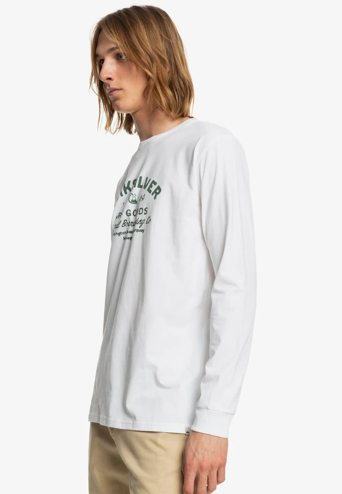 Quiksilver CLOSED TION - T-shirt à Manches Longues - White 5 Quiksilver CLOSED TION - T-shirt à Manches Longues - White – Image 3