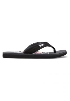 Quiksilver MOLOKAI LAYBACK - Tongs - Grey/green/grey -Quiksilver Soldes 2eac640baa4d497b85fdb2a5c0e21187