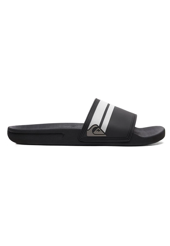 Quiksilver RIVI SLIDE - Sandales De Bain - Black/white 3 Quiksilver RIVI SLIDE - Sandales De Bain - Black/white