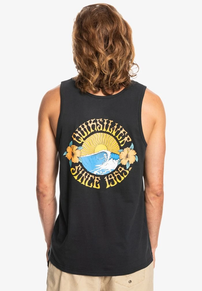 GOLDEN HOUR - Débardeur - black Quiksilver GOLDEN HOUR - Débardeur - Black -Quiksilver Soldes 2f19ea2cc6f24108b4dd69194b0e59ab