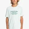 Quiksilver FEEDING LINE - T-shirt Imprimé - Blue Glass