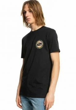 Quiksilver GOLDEN RECORD - T-shirt Imprimé - Black -Quiksilver Soldes 30f3f9bf432d4a3ea06f0d66f544d7c2