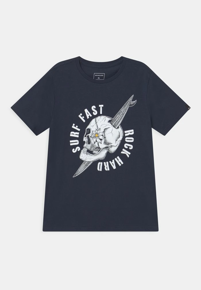 Quiksilver SKULLED DREAM TEE 2 PACK - T-shirt Imprimé - White/navy 5 Quiksilver SKULLED DREAM TEE 2 PACK - T-shirt Imprimé - White/navy â Image 3