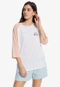 Quiksilver T-shirt à Manches Longues - Peach