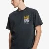 Quiksilver T-shirt Imprimé - Black -Quiksilver Soldes 32cc85040e9640a5b0f8fa373c9cde4d
