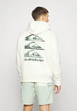 Quiksilver TRIPLE STACKS - Sweat à Capuche - Antique White -Quiksilver Soldes 33b37d568d40482f9995783d3e2e9c9a