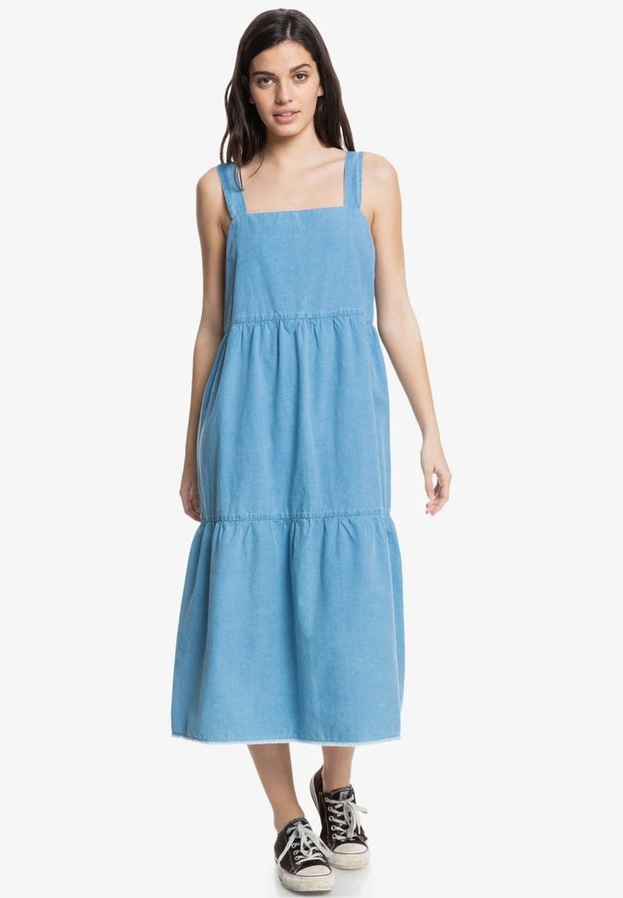 Robe de jour - chambray blue Quiksilver Robe De Jour - Chambray Blue -Quiksilver Soldes 33deabeedcb141e3929d6863b15c2eb4