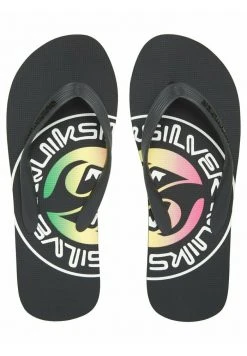 Quiksilver MOLOKAI PULSE - Tongs - Grey/green/grey