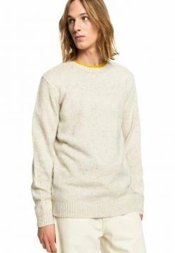 Quiksilver NEPPY - Pullover - Antique White -Quiksilver Soldes 34e02af2890e4c56a0dd55283c74ae2e