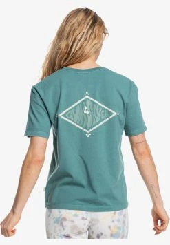 Quiksilver STANDARD - T-shirt Imprimé - Sea Pine -Quiksilver Soldes 34fe05218aa5460c9e72d6bec105105a